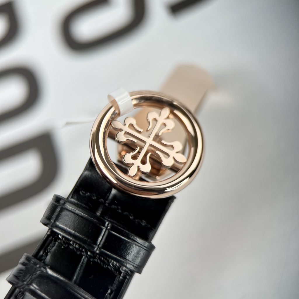 Patek Philippe Complications 5205R 18K Gold Wrapped Black Dial 40mm (9)