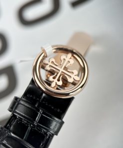 Patek Philippe Complications 5205R 18K Gold Wrapped Black Dial 40mm (9)