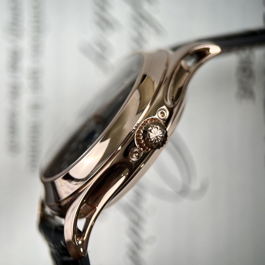 Patek Philippe Complications 5205R 18K Gold Wrapped Black Dial 40mm (9)