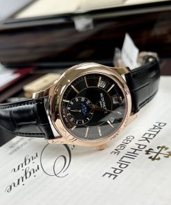 Patek Philippe Complications 5205R 18K Gold Wrapped Black Dial 40mm (9)