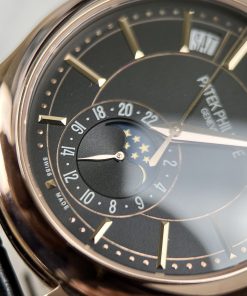 Patek Philippe Complications 5205R 18K Gold Wrapped Black Dial 40mm (9)