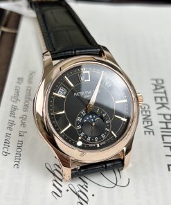 Patek Philippe Complications 5205R 18K Gold Wrapped Black Dial 40mm (9)