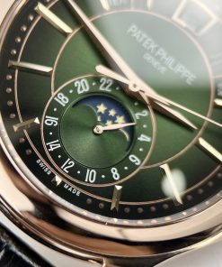 Patek Philippe Complications 5205R 18K Gold Wrapped Green Dial 40mm (9)