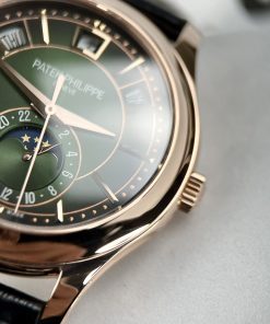 Patek Philippe Complications 5205R 18K Gold Wrapped Green Dial 40mm (9)