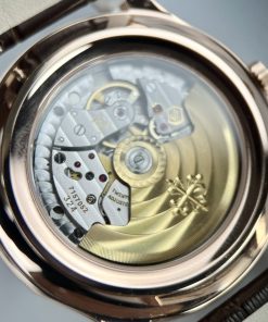 Patek Philippe Complications 5205R Gold Wrapped Brown Leather Strap 40mm (11)