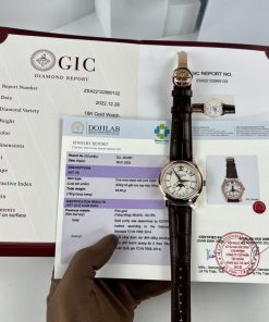 Patek Philippe Complications 5205R Gold Wrapped Brown Leather Strap 40mm (2)