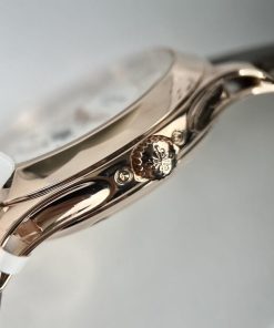 Patek Philippe Complications 5205R Gold Wrapped Brown Leather Strap 40mm (11)