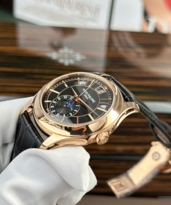 Patek Philippe Complications 5205R Rose Gold Replica Watch Leather Strap 40mm (1)