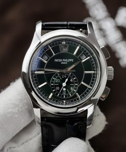 Patek Philippe Complications 5905G Green Dial Replica Watch 42mm (1)