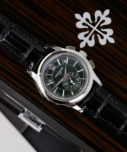 Patek Philippe Complications 5905G Green Dial Replica Watch 42mm (1)