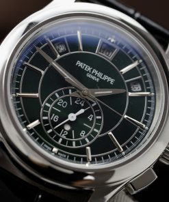 Patek Philippe Complications 5905G Green Dial Replica Watch 42mm (1)