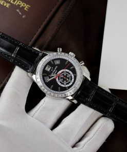 Patek Philippe Complications 5961G Black Dial Replica Watch TW Factory (1)