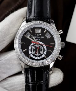 Patek Philippe Complications 5961G Black Dial Replica Watch TW Factory (1)