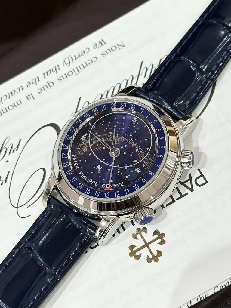 Patek Philippe Complications 6102 Replica Watches Blue Dial 44mm (6)