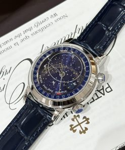 Patek Philippe Complications 6102 Replica Watches Blue Dial 44mm (6)