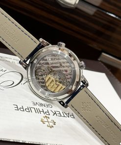 Patek Philippe Complications 6102 Replica Watches Blue Dial 44mm (6)