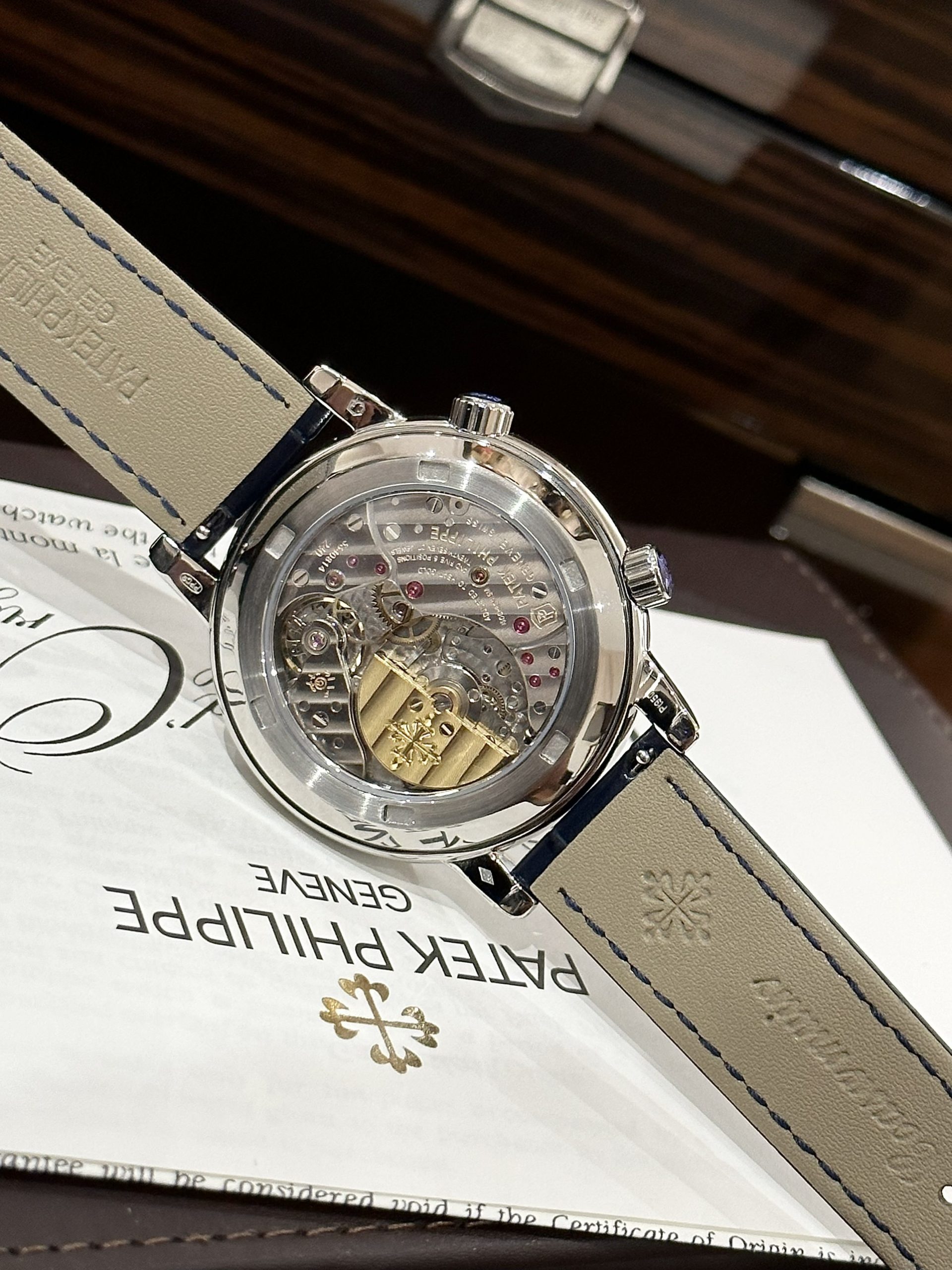 Patek Philippe Complications 6102 Replica Watches Blue Dial 44mm (8) Patek Philippe Complications 6102 Replica Watches Blue Dial 44mm (6)