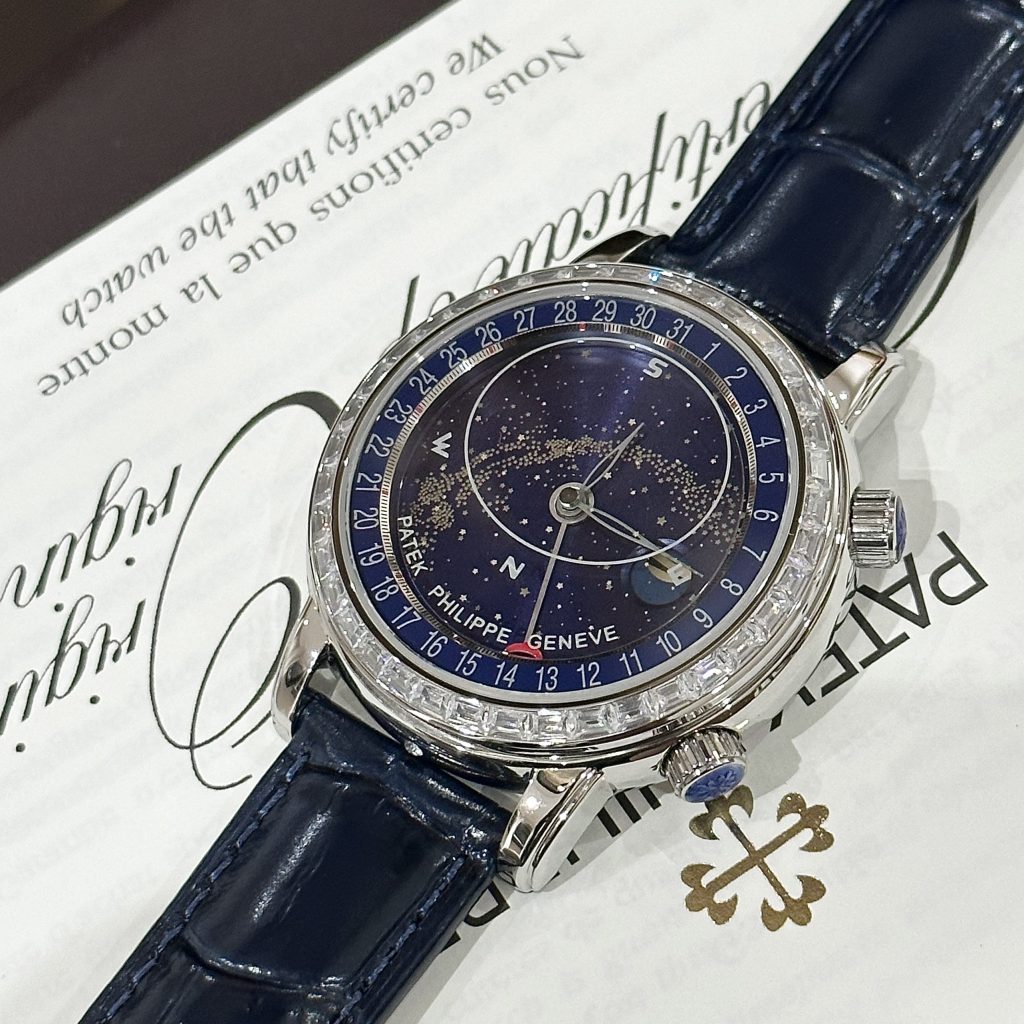 Patek Philippe Grand Complications 6104 Blue Replica Watches 44mm (2)