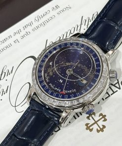 Patek Philippe Grand Complications 6104 Blue Replica Watches 44mm (2)