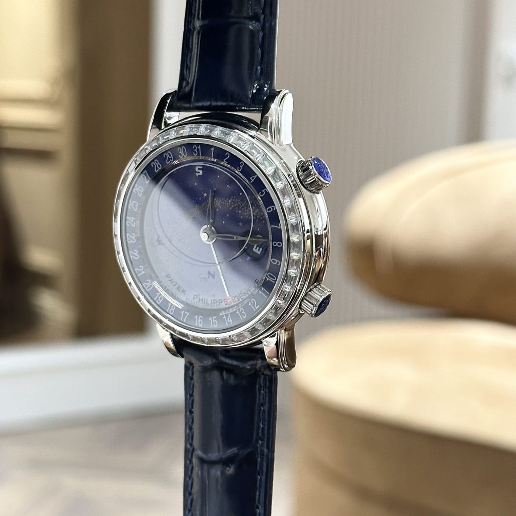 Patek Philippe Grand Complications 6104 Blue Replica Watches 44mm (2)