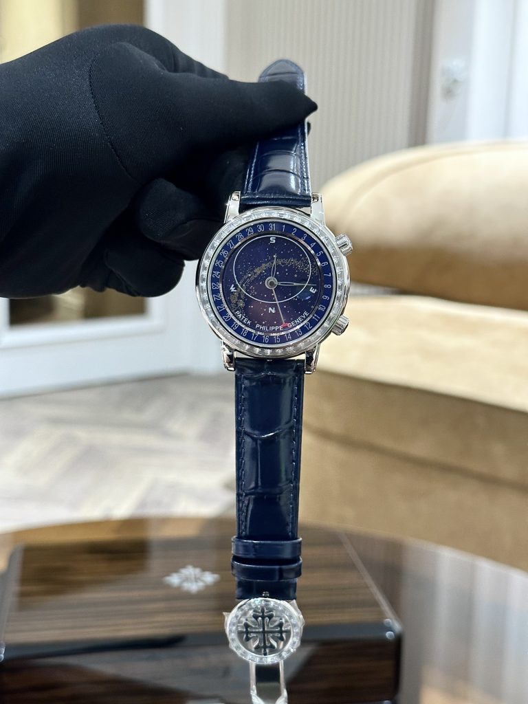 Patek Philippe Grand Complications 6104 Blue Replica Watches 44mm (2)