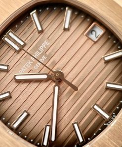 Patek Philippe Nautilus 5711 Chocolate Dial Leather Strap 3K Factory 40mm (2)