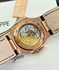 Patek Philippe Nautilus 5711 Chocolate Dial Leather Strap 3K Factory 40mm (2)