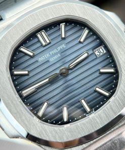 Patek Philippe Nautilus 5711 Replica Watches Leather Strap 3K Factory 40mm (5)