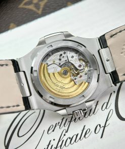 Patek Philippe Nautilus 5711 Replica Watches Leather Strap 3K Factory 40mm (5)