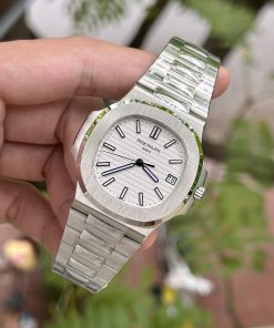 Patek Philippe Nautilus 5711 Replica Watches White Dial 3K Factory 40mm (2)
