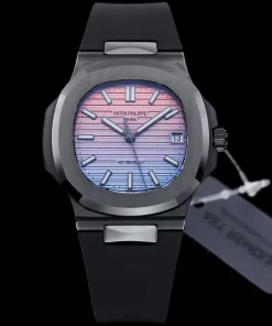 Patek Philippe Nautilus 5711 Tiffany AET Ceramic Black Best Replica 45mm (8)