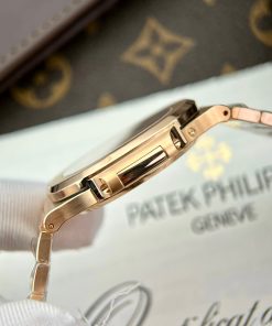 Patek Philippe Nautilus 5712 18K Gold Wrapped PPF Factory Replica Watches 40mm (11)