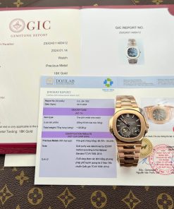 Patek Philippe Nautilus 5712 18K Gold Wrapped PPF Factory Replica Watches 40mm (11)