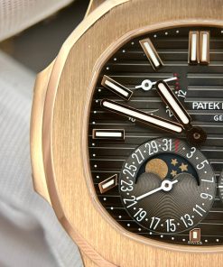 Patek Philippe Nautilus 5712 18K Gold Wrapped PPF Factory Replica Watches 40mm (11)