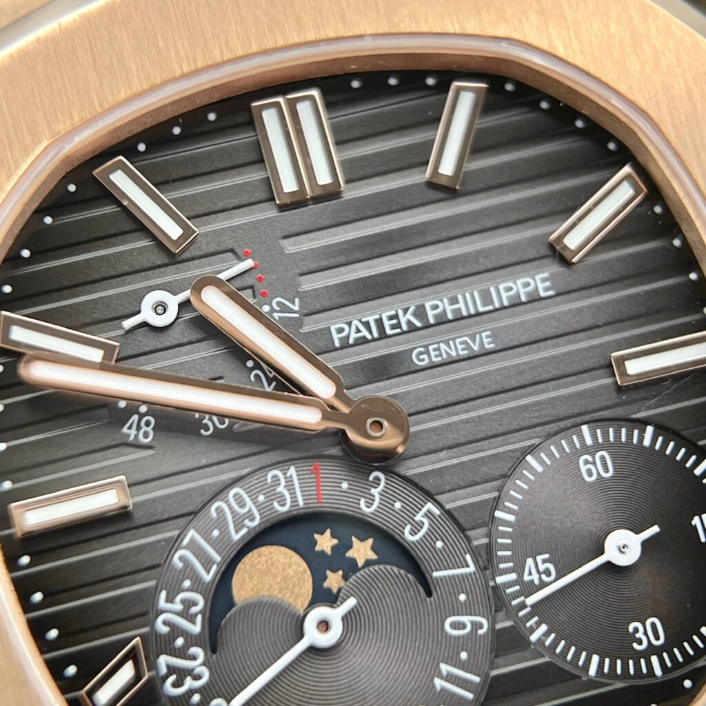 Patek Philippe Nautilus 5712 18K Gold Wrapped PPF Factory Replica Watches 40mm (11)