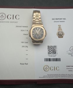 Patek Philippe Nautilus 5712-1R-001 Solid Gold Watch Like Auth 99% (1)
