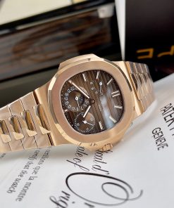 Patek Philippe Nautilus 5712 Chocolate Dial Replica Watches GR Factory 40mm (7)