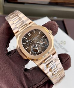 Patek Philippe Nautilus 5712 Chocolate Dial Replica Watches GR Factory 40mm (7)