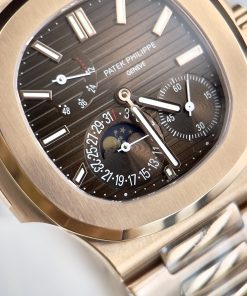 Patek Philippe Nautilus 5712 Chocolate Dial Replica Watches GR Factory 40mm (7)