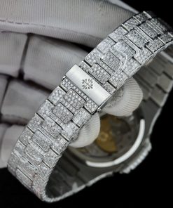 Patek Philippe Nautilus 5712 Custom Diamonds Moissanite PPF V2