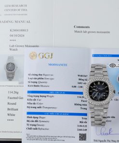 Patek Philippe Nautilus 5712 Custom Diamonds Moissanite PPF V2