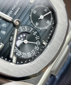 Patek Philippe Nautilus 5712 Replica Watches Blue Leather GR Factory 40mm (3)