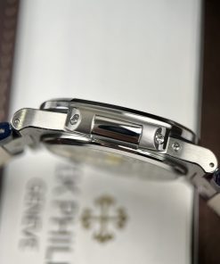 Patek Philippe Nautilus 5712 Replica Watches Blue Leather GR Factory 40mm (3)