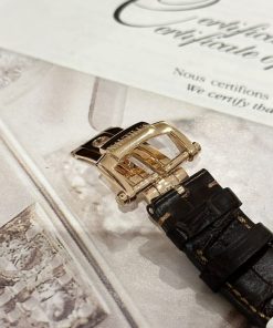 Patek Philippe Nautilus 57121R-001 18K Solid Gold Watch Leather Strap