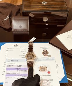 Patek Philippe Nautilus 5712R 18K Gold Wrapped Chocolate Dial GR Factory 40mm (1)