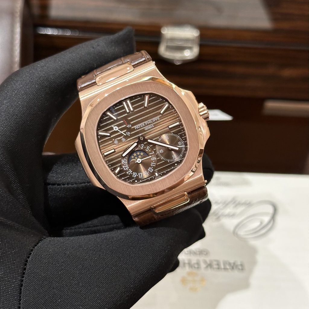 Patek Philippe Nautilus 5712R 18K Gold Wrapped Chocolate Dial GR Factory 40mm (1)
