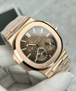 Patek Philippe Nautilus 5712R 18K Rose Gold Wrapped Chocolate Dial 40mm (2)