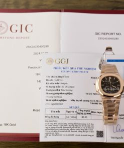 Patek Philippe Nautilus 5712R 18K Rose Gold Wrapped Gray Dial (10)