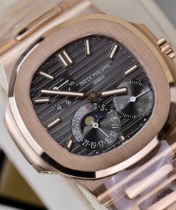 Patek Philippe Nautilus 5712R 18K Rose Gold Wrapped Gray Dial (10)