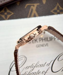 Patek Philippe Nautilus 5712R Gold Wrapped ZF Factory Brown Strap 40mm (9)